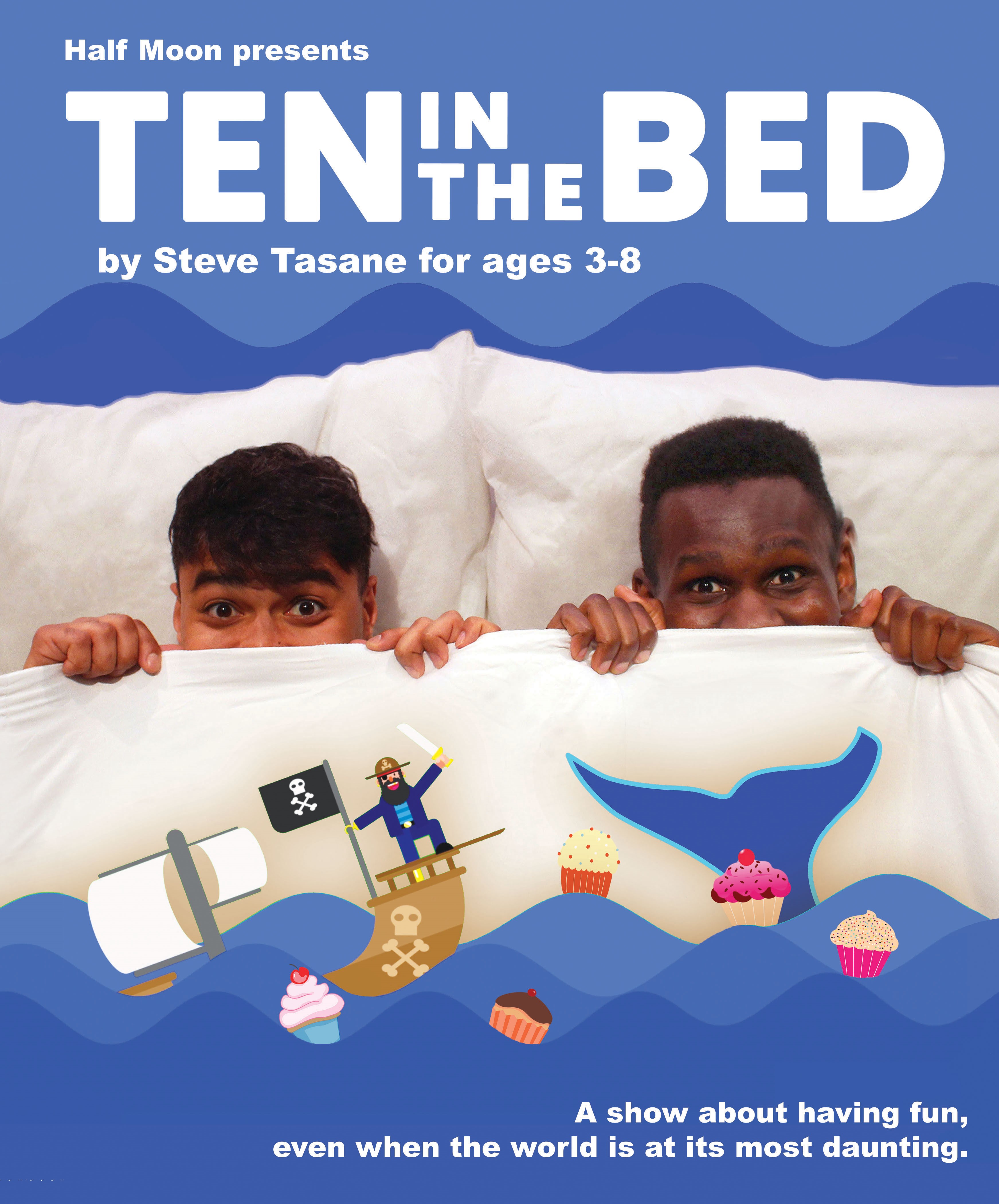Promotional poster for Ten in the Bed Family Theatre Show