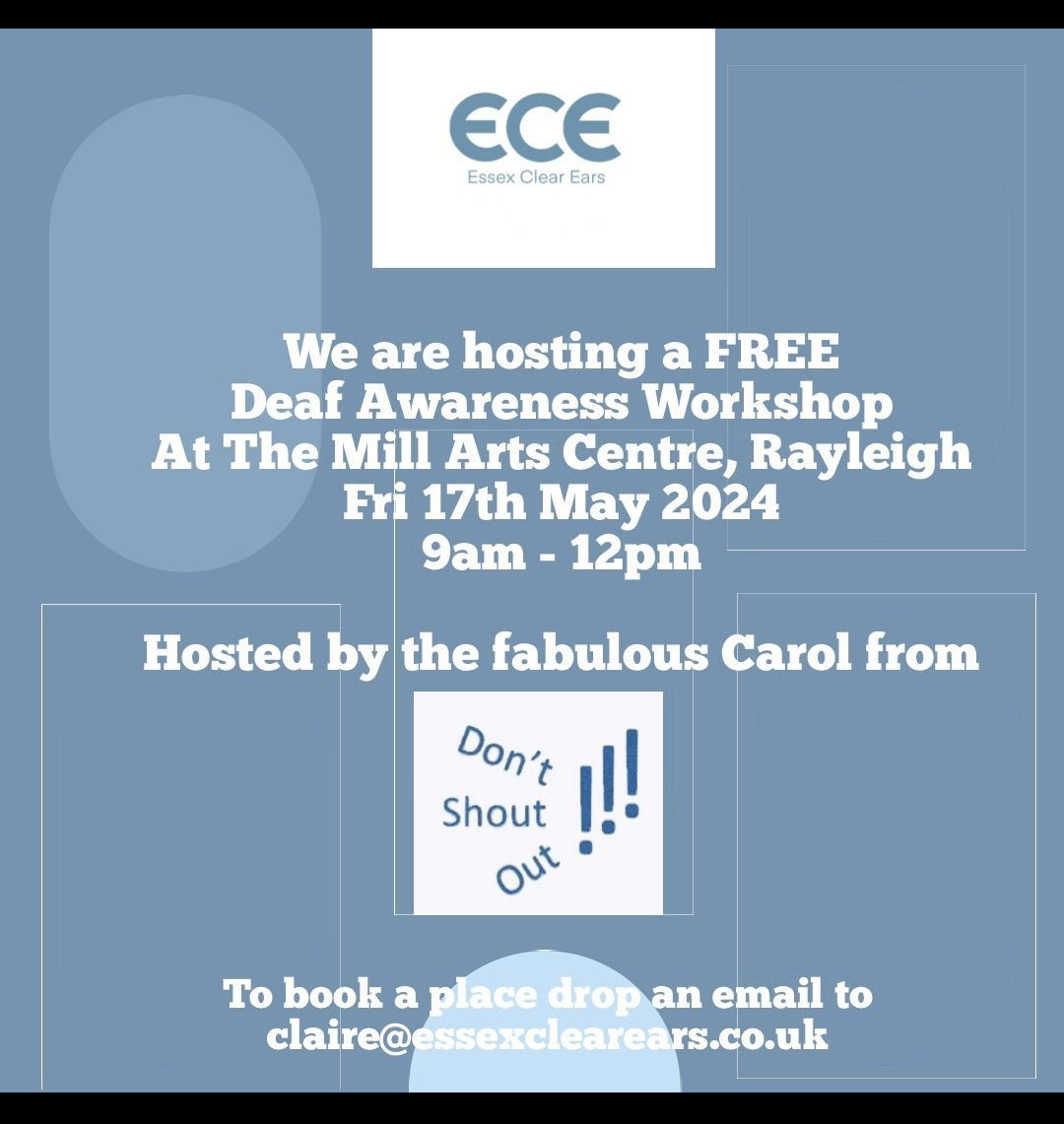 Promotional Poster for Deaf Awareness Event