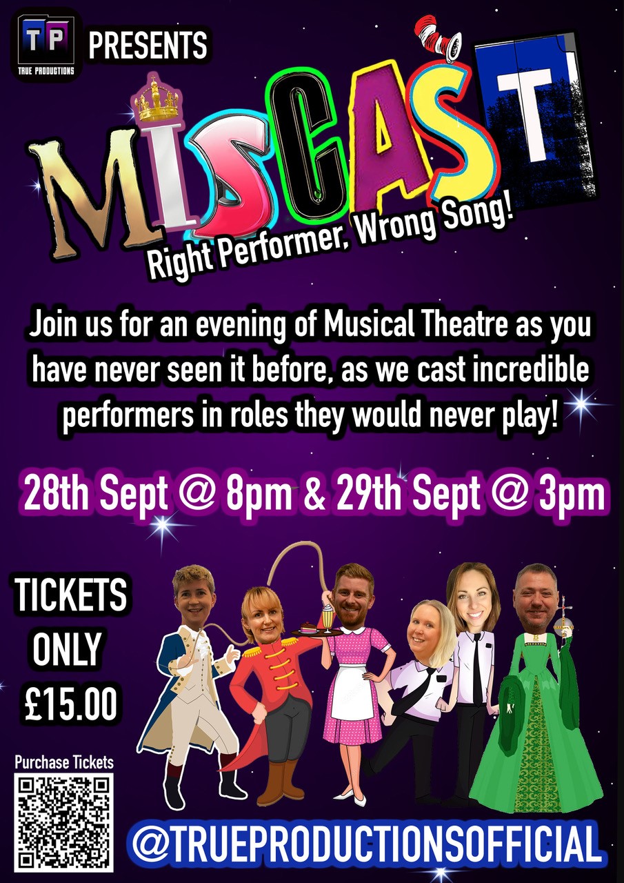 Poster for MisCast event. All information available on event page.