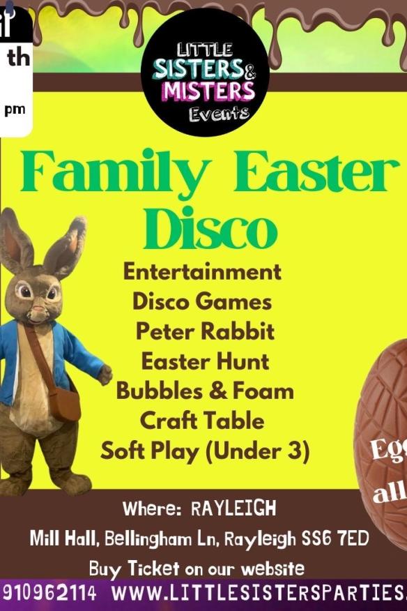 Family Easter Disco Poster