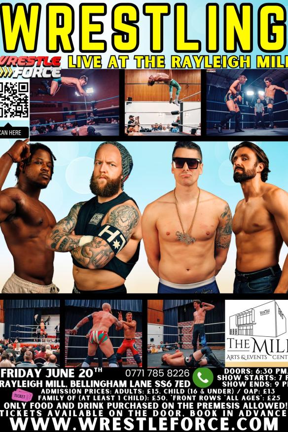 WrestleForce June Poster