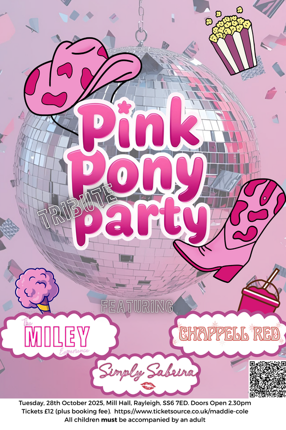 Pink Pony Tribute Party Poster