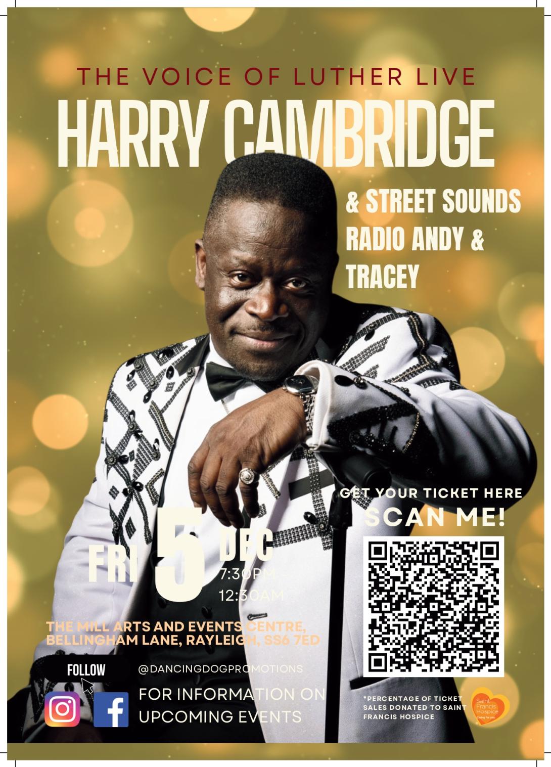 Harry Cambridge the "Voice of Luther Live" - Uk's No 1 Tribute to Luther Vandross Poster