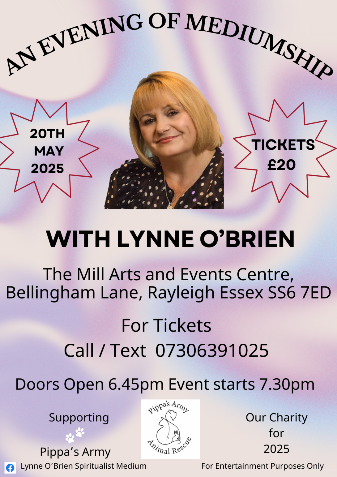 An Evening of Mediumship Poster