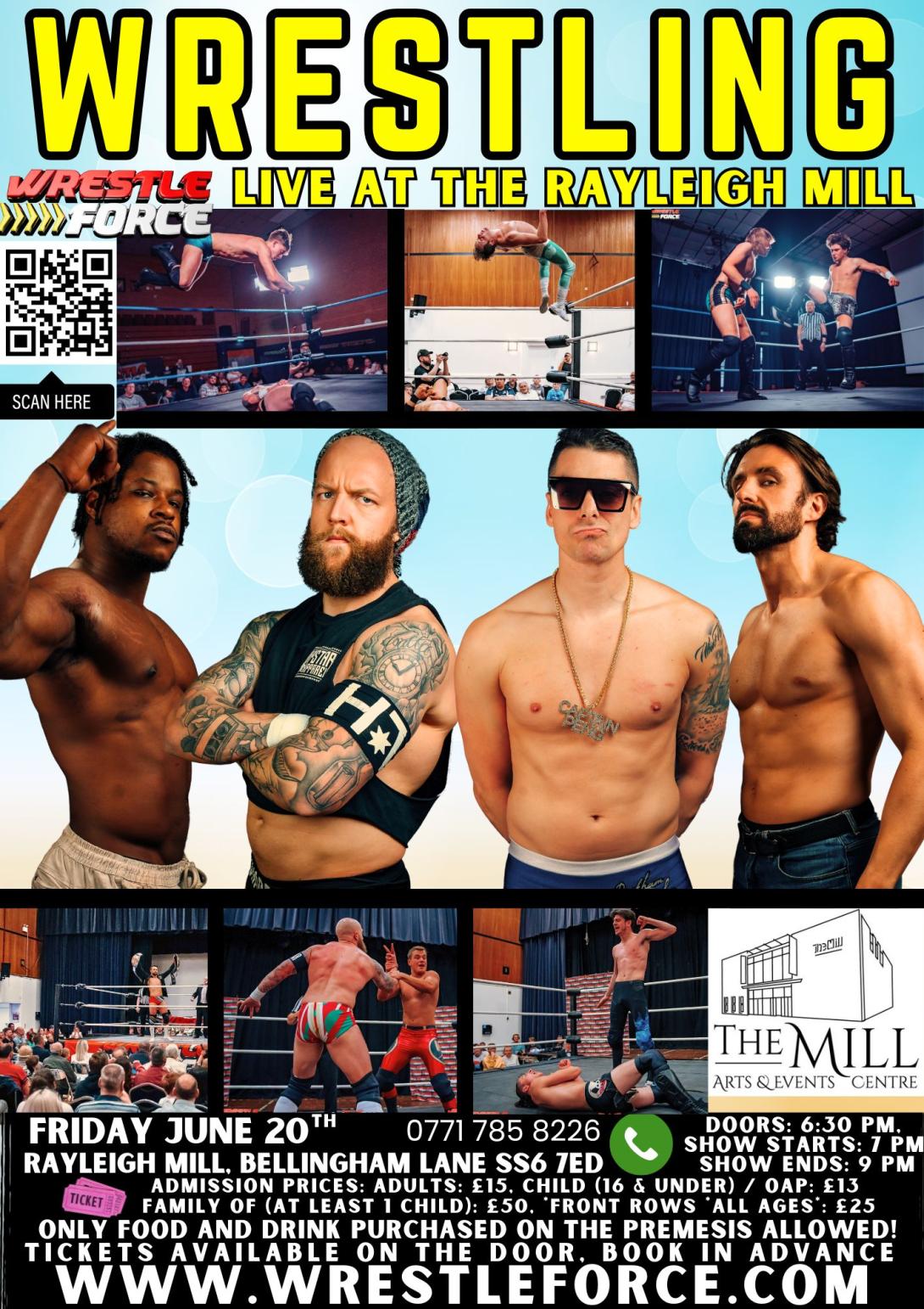 WrestleForce June Poster