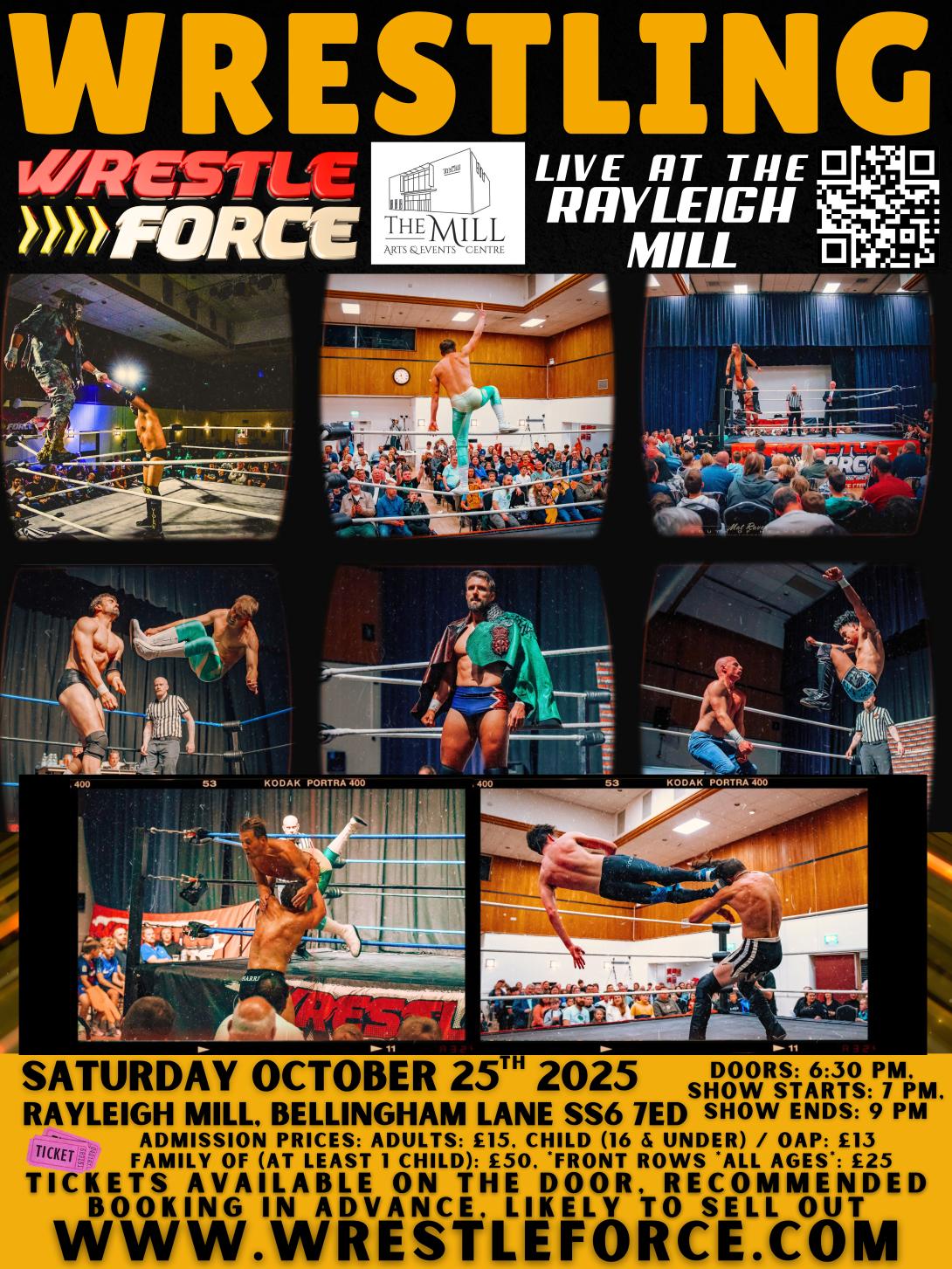 WrestleForce Oct 25 Poster