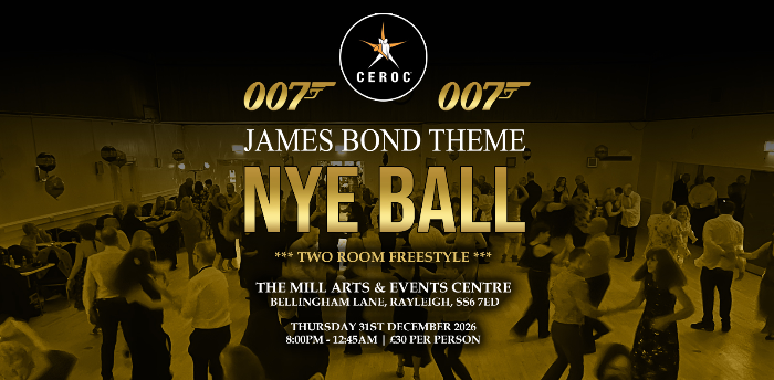 Ceroc - New Years James Bond Banner